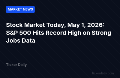 Stock Market Today, May 1, 2026: S&P 500 Hits Record High on Strong Jobs Data