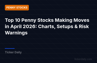 Top 10 Penny Stocks Making Moves in April 2026: Charts, Setups & Risk Warnings