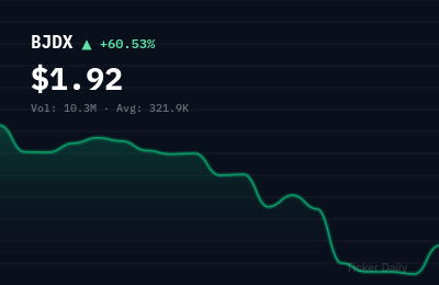 Why Is Bluejay Diagnostics, Inc. Common Stock (BJDX) Stock Up 60.5% Today?